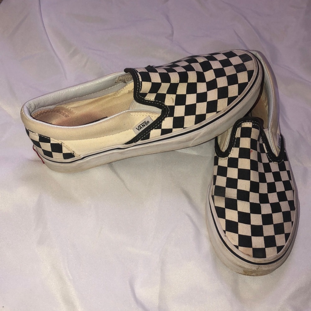 checkered vans